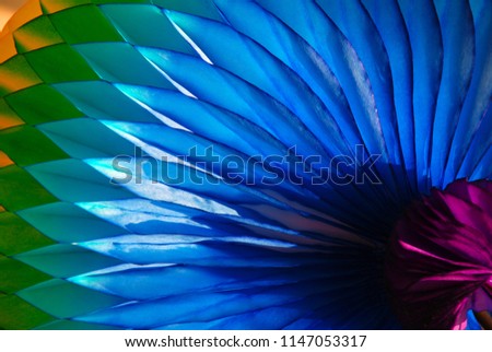 colored paper balloon, June party in Brazil