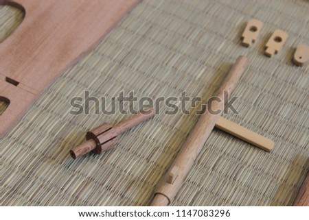Wooden mechanical parts