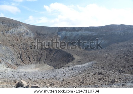 Crater of Vulcano, Italy