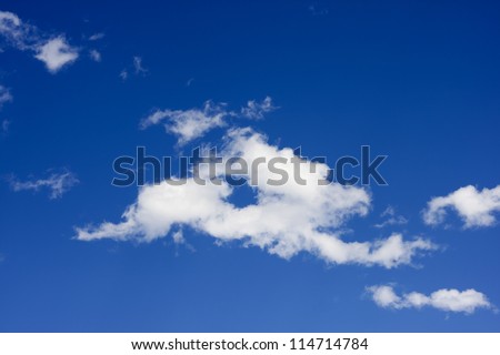 The Blue Sky and Clouds.