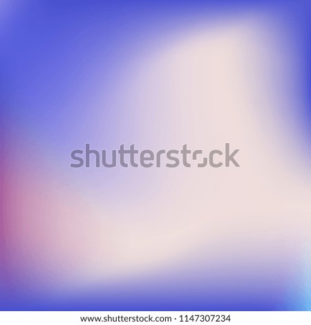 Colorful abstract vector. Blurred colorful gradient background. Multicolor blurry blend. Holographic illustration. Smooth mesh texture. Beautiful natural light. Blue, red, yellow soft colored vector.