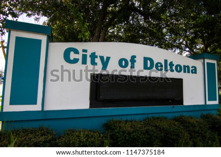 City of Deltona Sign