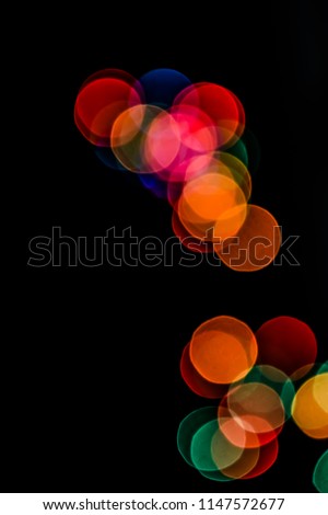 colorful bokeh, background