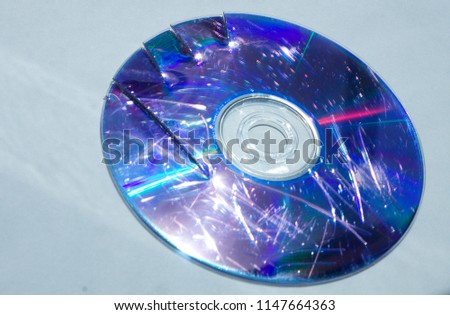 scratched corrupted CD