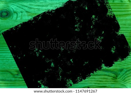 Ultra green Wooden board texture, empty mockup background