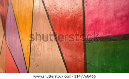 Abstract colored wall background 