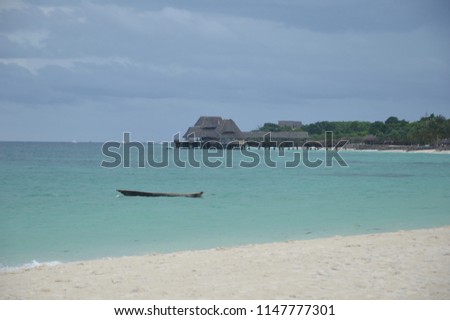zanzibar beach and background