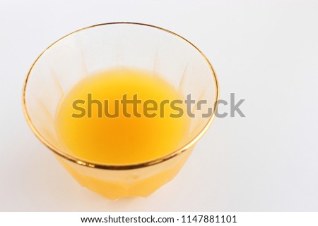 Handmade orange jelly