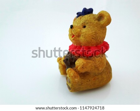 toy bear with white background