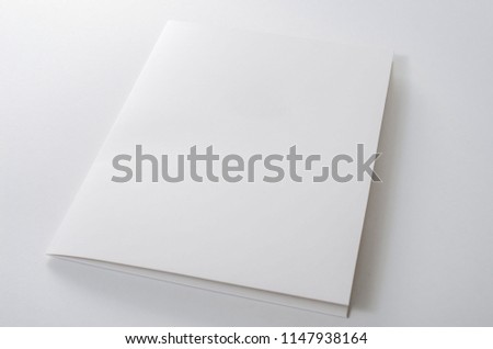 A paper folder on white background