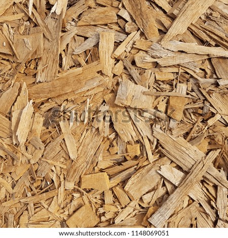 Texture of wood chips, made by a traditional woodworking with a axe
