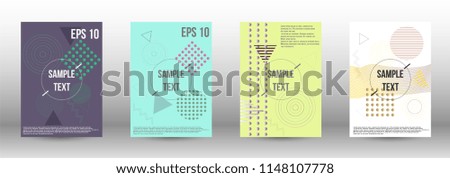 Cover design. Creative fluid backgrounds with memphis elements to create a fashionable abstract cover, banner, poster, brochure. Vector illustration. EPS 10. 