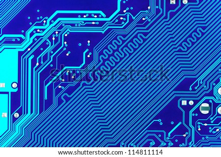 Macro of computer board - abstract technology background