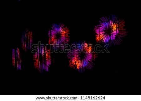 colourful abstract on a curtain
