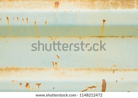 old rusty zinc grunge texture, old zinc surface background The rust on the surface of zinc