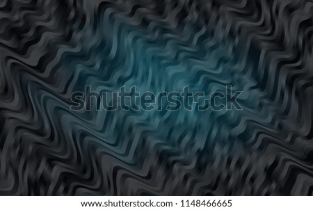 Dark BLUE vector template with abstract lines. A sample with blurred bubble shapes. A new texture for your  ad, booklets, leaflets.