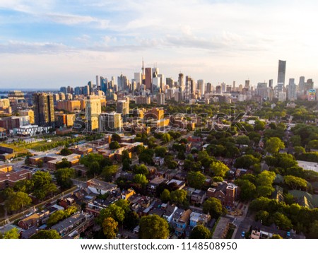 Aerial East Toronto, Canada