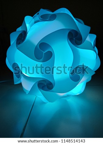 Fire ball,Color Blue