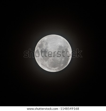 Full moon bright