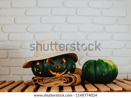 Halloween Pumpkin In A Mystic