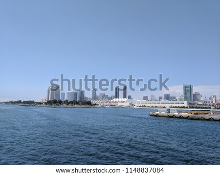 San Diego Skyline from the coast