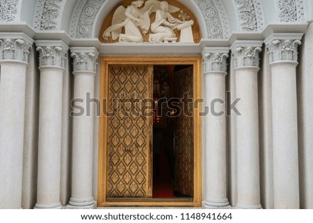 close up Church doorway 