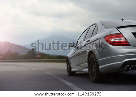 trip on a rented car Royalty-Free Stock Photo #1149159275