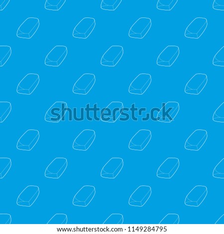 Eraser pattern vector seamless blue repeat for any use