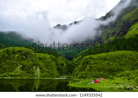 camping in mountainous areas