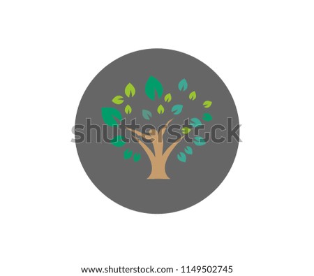 healthycare tree human logo design
