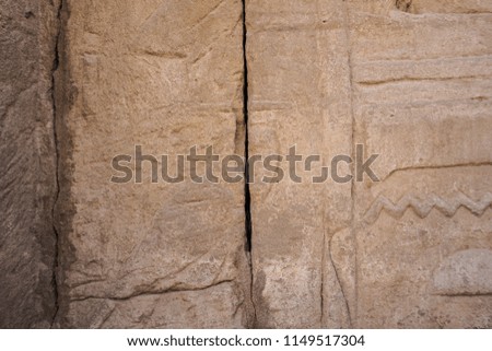 Egypt ancient stone texture on wall and floor