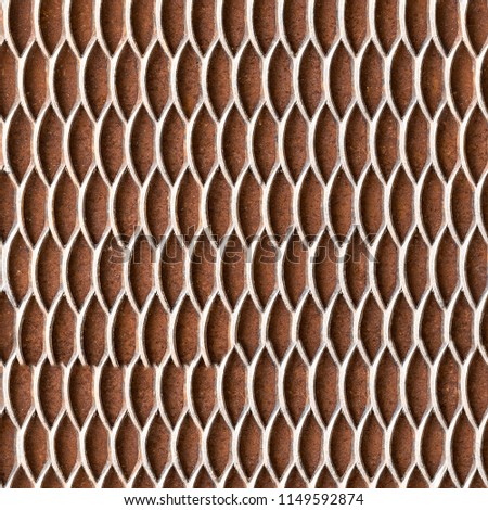 metal lattice, seamless texture