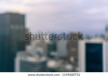 Blur background of city at morning time.;