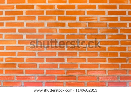 Square brick wall background