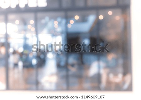 Abstract background of people on shopping mall 