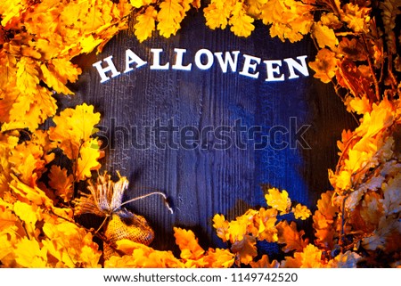 Holiday Halloween. Autumn holiday. Decoration for the holiday Halloween.