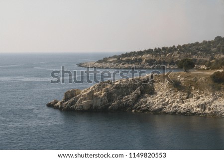 Turkish rock coast