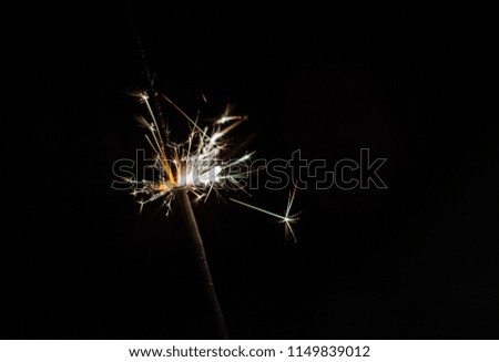 A picture of sparkler.