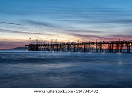 A Magnificent Sunset in Ventura Beach California