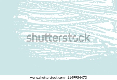 Grunge texture. Distress blue rough trace. Cute background. Noise dirty grunge texture. Breathtaking artistic surface. Vector illustration.