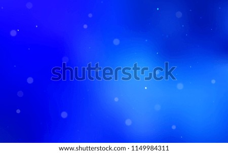 Light BLUE vector cover with spots. Abstract illustration with colored bubbles in nature style. Beautiful design for your business advert.