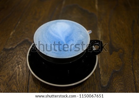 A cup of mermaid latte 