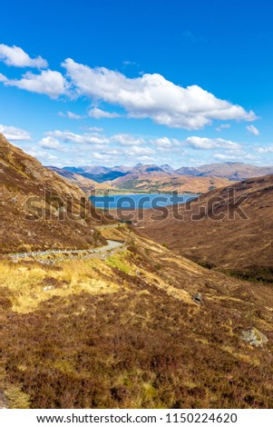The Road through the mountains to Kylerhea