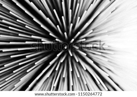 abstract black and white texture blue lines of zoom / plastic lines rays blue abstract texture for overlapping, modern design