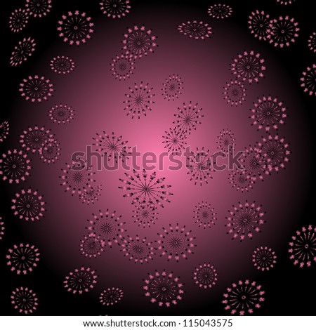 Black and pink abstract background