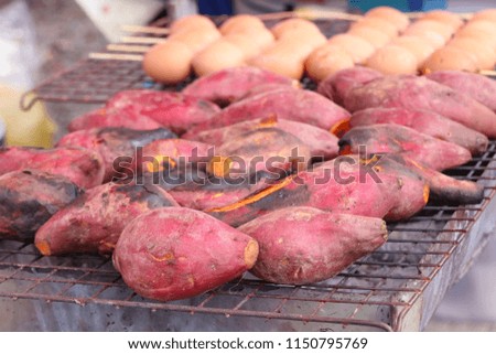 roasted yam sweet potato