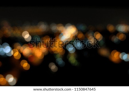 The bokeh of the abstract in the night shows a calm, beautiful and meditative mind.