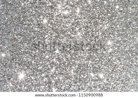 Silver sparkle christmas abstract background Royalty-Free Stock Photo #1150900988