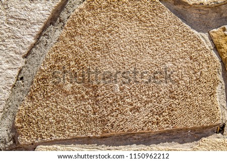 Wall from a natural stone as a background