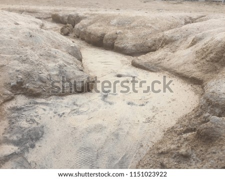 beautiful natural sand watercourse background picture